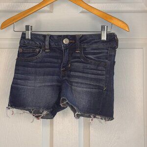 American Eagle Outfitters Women's/Teen Girls' Jean Shorts, Cutoff Style, Size 00